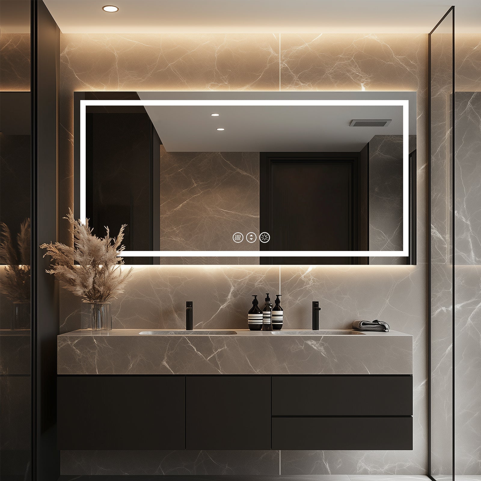 LED Mirror with Front & Backlit