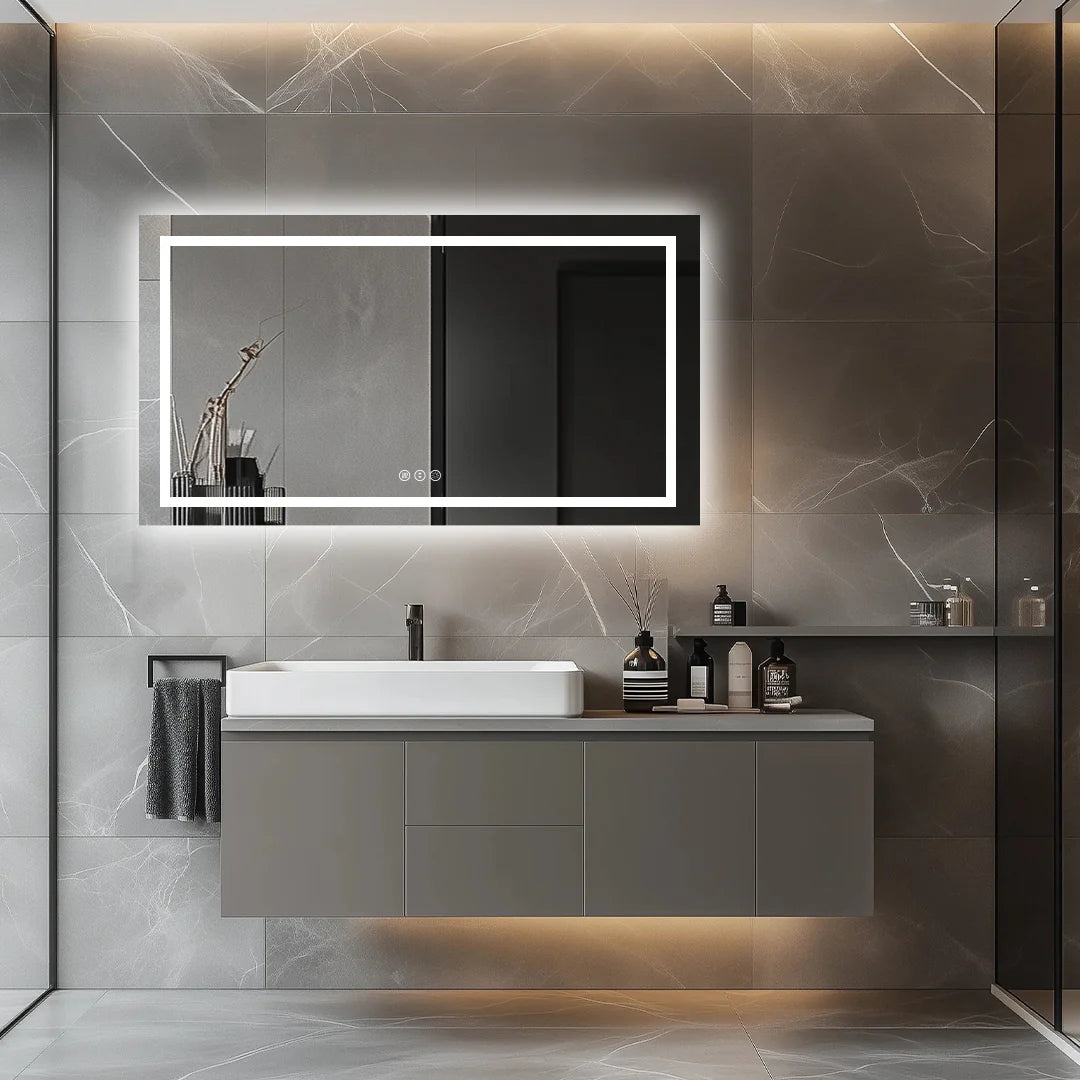 LED Mirror with Front & Backlit