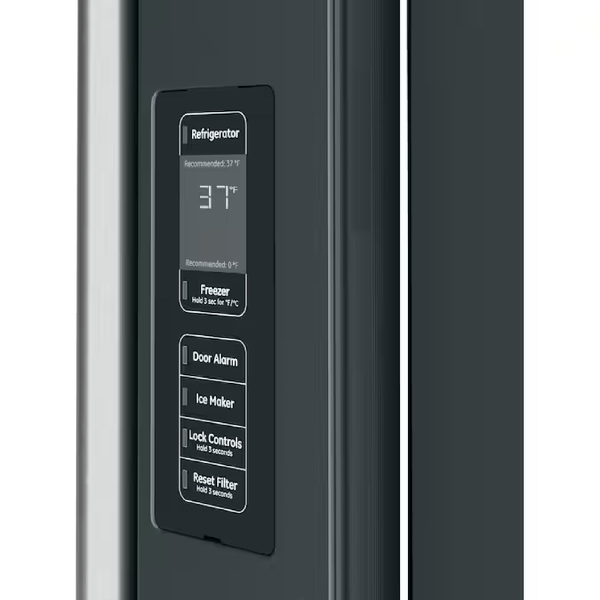 Counter-Depth 23.1-Cu Ft 3 -Door 36-In Wide Smart Compatible French Door Refrigerator with Ice Maker with Water Dispenser ( Stainless Steel with Brushed Stainless Handles ) ENERGY STAR Certified