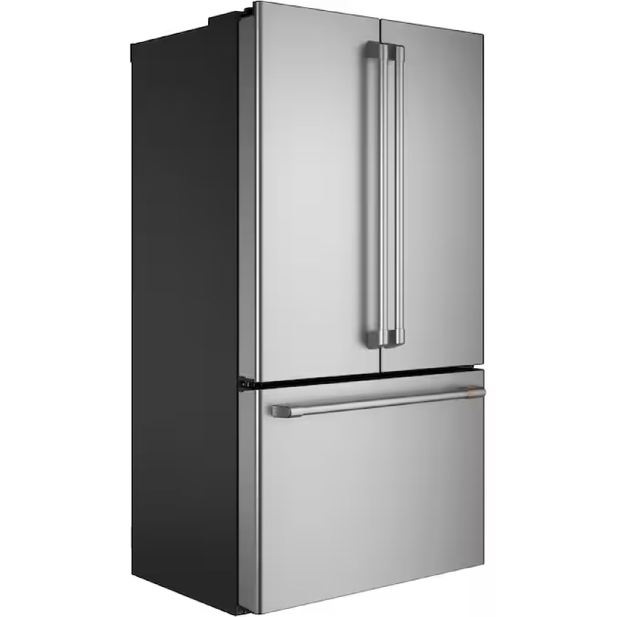 Counter-Depth 23.1-Cu Ft 3 -Door 36-In Wide Smart Compatible French Door Refrigerator with Ice Maker with Water Dispenser ( Stainless Steel with Brushed Stainless Handles ) ENERGY STAR Certified