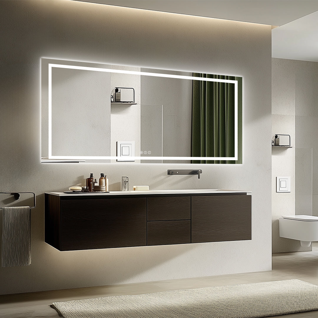 LED Mirror with Front & Backlit