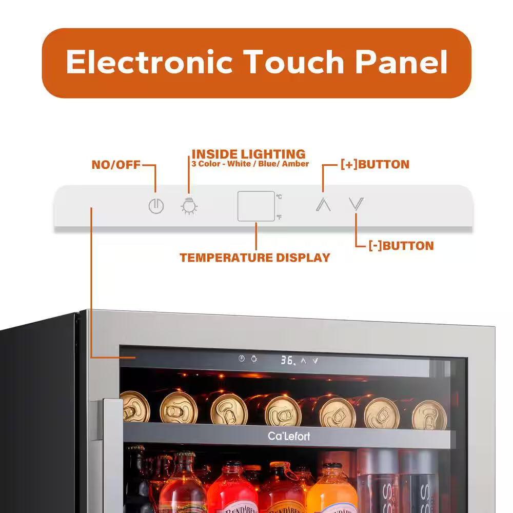 48 In. Triple Zone 46-Wine Bottles and 220-Cans Beverage and Wine Cooler Side-By-Side Refrigerator Frost Free in Black