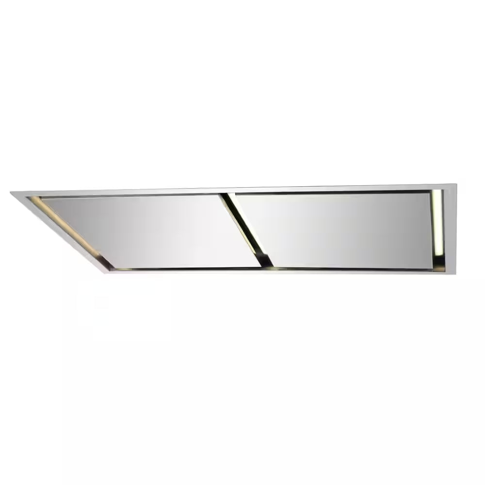 Arezzo 44 In. Ceiling Mount Range Hood in Stainless Steel